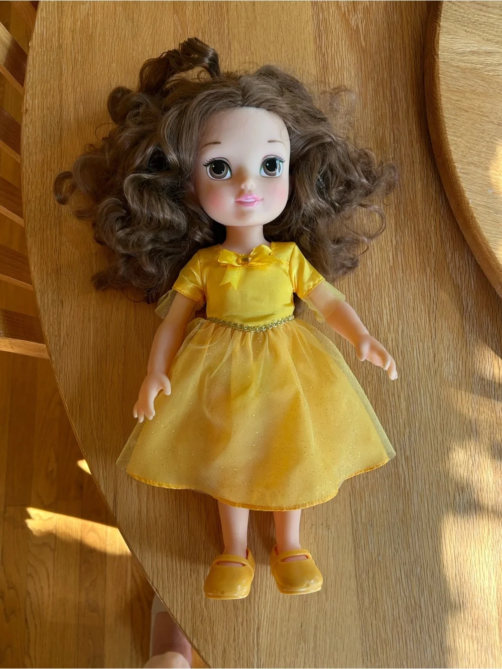 Disney BELLE Toddler Doll with Yellow Glitter Tulle Gown - “Beauty & The Beast”